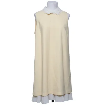 Klänning (Gul, Vit) från Nanette Lepore Bomull, Polyamid, Polyester, Viskos