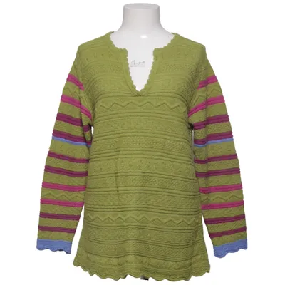 Trui (Groen, Meerkleurig) van Oleana Alpacawol