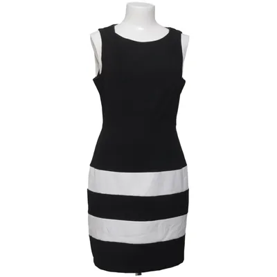 Jurk (Zwart, Wit) van Lorsay Elastaan, Polyester, Viscose