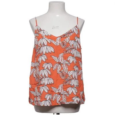 Top (Orange, White, Multicolored) from Promod Polyester, Viscose