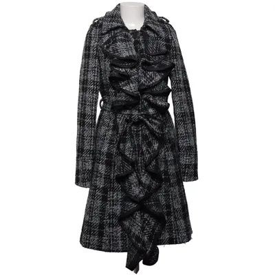 Coat (Black, White) from Superstar Acrylic, Polyester, Wool