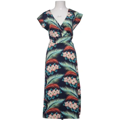 Robe portefeuille (Bleu, Multicolore) de King Louie Élasthane, Polyester recyclé