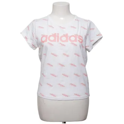 T-shirt (Vit, Rosa) från Adidas Bomull, Elastan