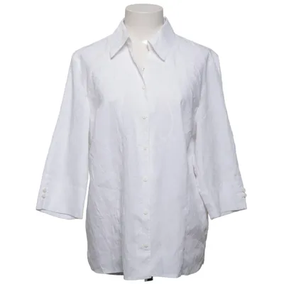 Blouse (Blanc) de Erfo Coton, Polyester