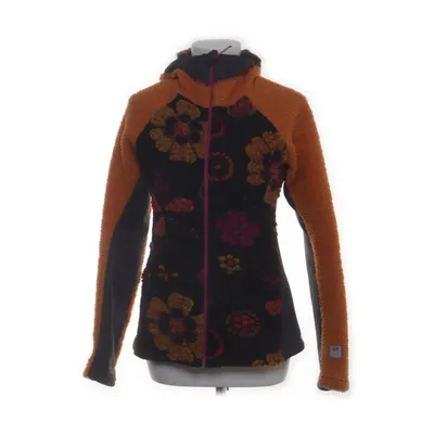 Fleecejacka (Orange, Svart, Flerfärgad) från Crazy Akryl, Elastan, Polyester, Ull