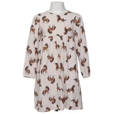 Dress (Beige, Brown) from H&M Kids Cotton, Elastane