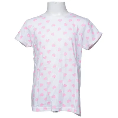 T-shirt (Vit, Rosa) från YD Bomull