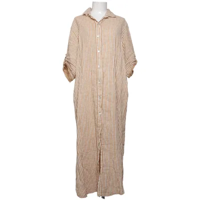 Skjortklänning (Beige, Vit) från SixtyDays Linne