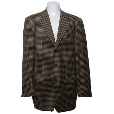 Blazer (Marron, Jaune) de Bäumler Viscose, Laine