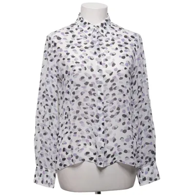 Blouse (White, Purple, Gray, Black) from L.K. Bennett Acetate, Silk