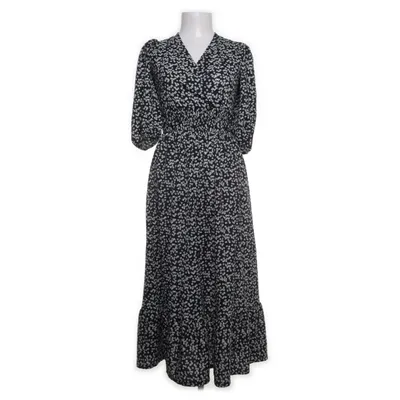 Maxi jurk (Zwart, Wit) van Miss Selfridge Elastaan, Polyester
