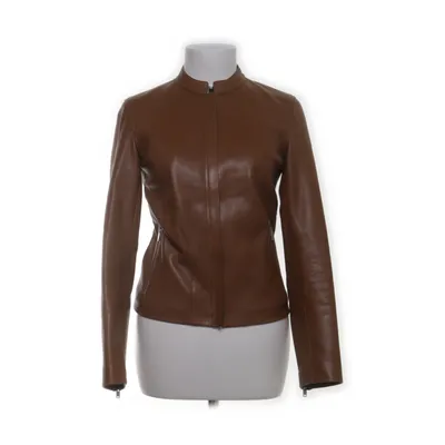 Læderjakke (Brun) fra Massimo Dutti Læder
