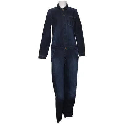 Jumpsuit (Blauw) van Lee Katoen, Elastaan