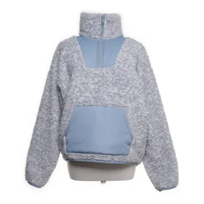 Fleece trui (Grijs, Blauw) van Express Polyester, Imitatiebont