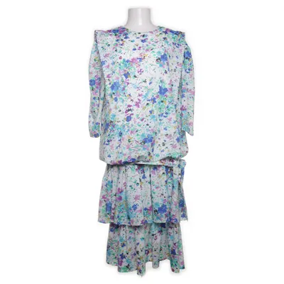 Långklänning (Vit, Flerfärgad) från Petri Polyester