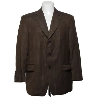 Blazer (Brown) from Bogart Cashmere, Polyester, Wool