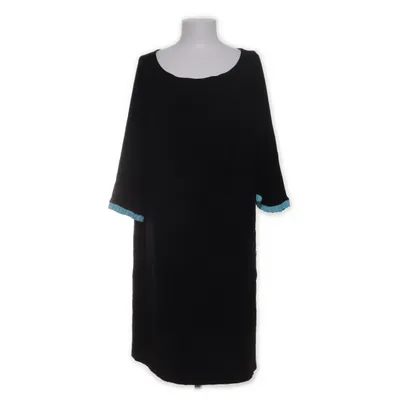 Klänning (Svart, Blå) från Du Milde Bomull, Elastan, Viskos