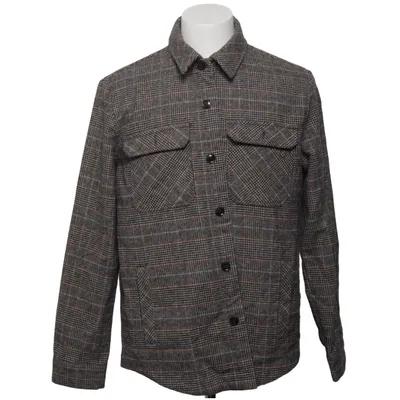 Overshirt (Gray, Brown) from Gino Marcello Wool