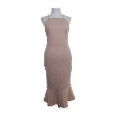 Kjole (Beige) fra H&M Polyester, Elastan