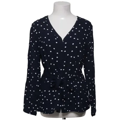 Blus (Blå, Vit) från Soda Collection Viskos