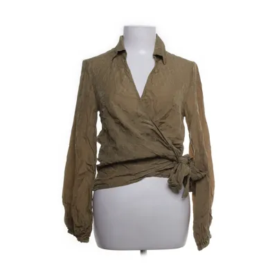 Wrap blouse (Green) from H&M Trend Lyocell, Viscose