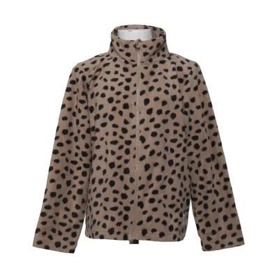 Fleecejacka (Beige, Svart) från Minimarket Polyester