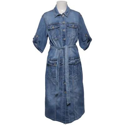 Robe en jean (Bleu) de Place du Jour Coton, Élasthane