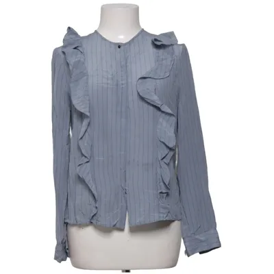 Blouse (Blue, Gray) from Custommade Silk