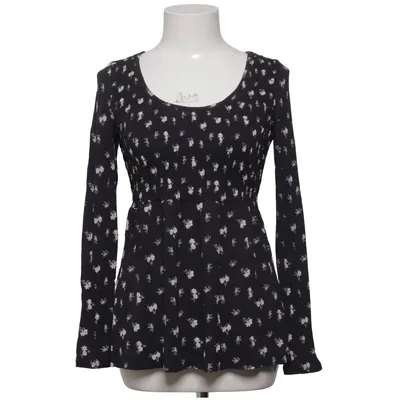 Bluse (Sort, Flerfarvet) fra American Eagle Elastan, Polyester, Viscose