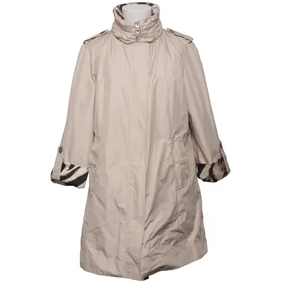Trenchcoat (Beige, Meerkleurig) van Basler Acetaat, Polyester