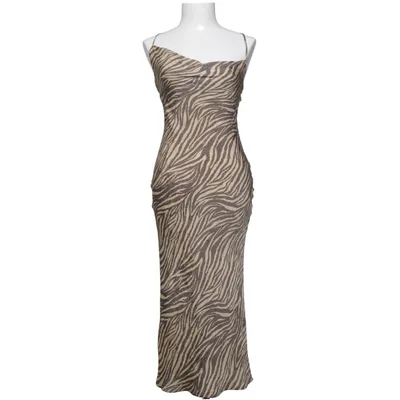 Långklänning (Brun, Beige) från Adoore Polyester