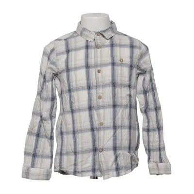 Flanellen overhemd (Beige, Blauw) van Newbie by KappAhl Katoen