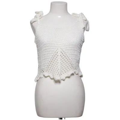 Crop top (Hvid) fra Stradivarius Akryl