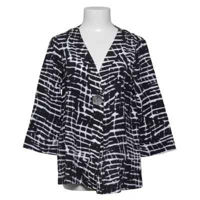 Cardigan (Zwart, Wit, Meerkleurig) van JM Collection Elastaan, Polyester, Viscose