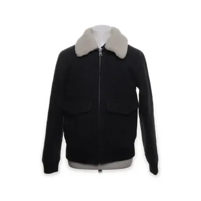 Shearling jas (Grijs) van Sandro Paris