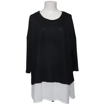 Sweater (Black, White) from MyWear Woman Elastane, Polyester