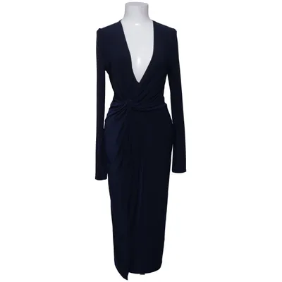 Robe portefeuille (Bleu) de Club L Élasthane, Polyester