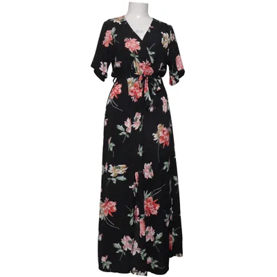 Robe portefeuille (Noir, Multicolore) de Yves Polyester, Soie