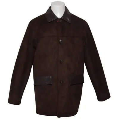 Jacket (Brown, Gray) from AC Polyester