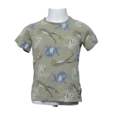 T-shirt (Groen, Blauw, Meerkleurig) van Polarn O. Pyret Elastaan, Organisch katoen