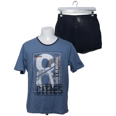Ensemble (Bleu, Noir) de Livergy Coton biologique
