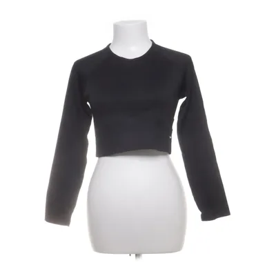 Crop top (RIBBED CROPPED L/S TOP) van MM Sports Elastaan, Polyamide, Polyester