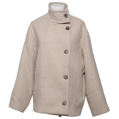Jacket (Beige) from Elvine Polyamide, Polyester, Wool