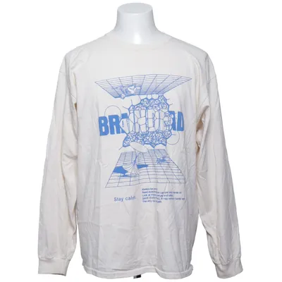 Långärmad t-shirt (Beige, Blå) från Brain Dead Bomull