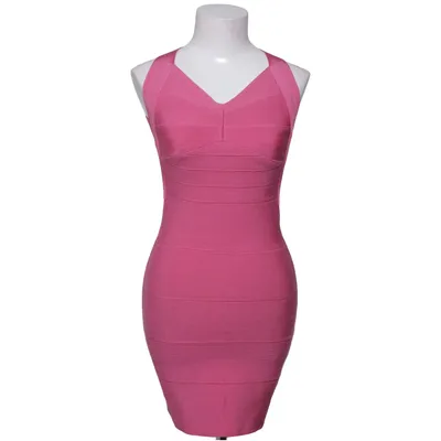 Jurk (Roze) van Belle Elastaan, Polyamide, Polyester