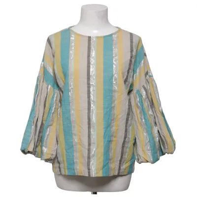Blouse (Bleu, Jaune, Multicolore) de Seen Worn Kept Coton, Fibre métallique