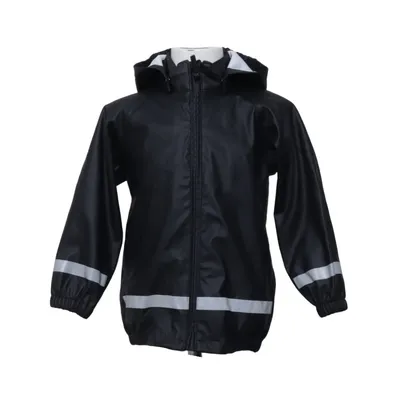 Rain jacket (Black) from MyWear Active Polyester, Polyurethane