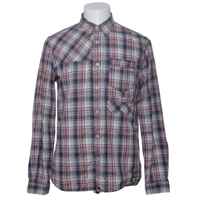 Flanellhemd (Blau, Weiß, Braun) von Pretty Green Baumwolle