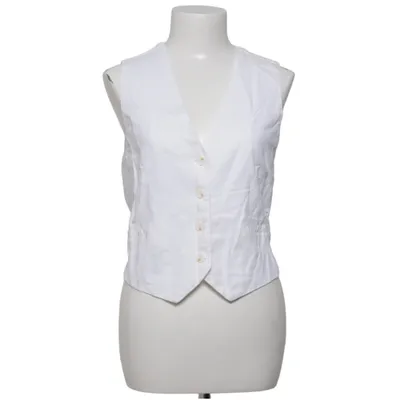 Kostuumgilet (Wit) van Pull & Bear Linnen, Viscose