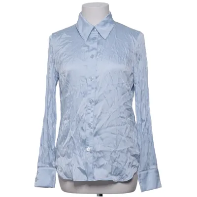 Shirt (Blauw) van Lene Sand Elastaan, Zijde, Viscose